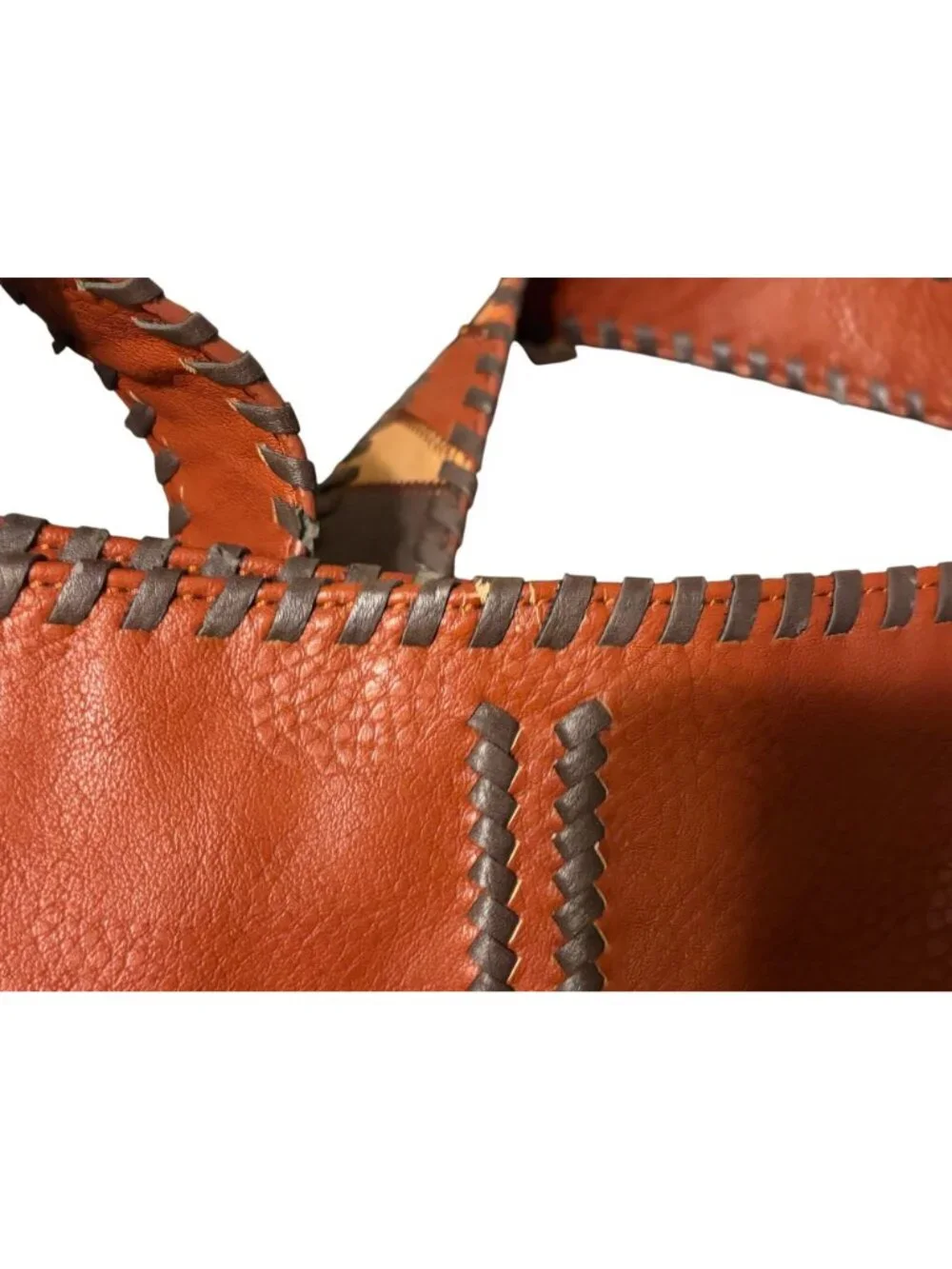 Y2K Steven Faux Leather Patchwork Shoulder Bag Crescent Hobo Tassels Western